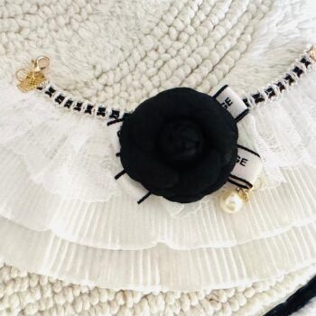 Faldita Coqueta Negro con Blanco