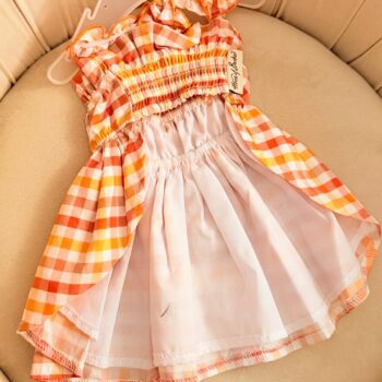 Cuadriculado Naranja